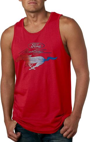 Ford Mustang Shirt USA Flag Mustang Emblem T-Shirt Cars and Trucks Mens Graphic Tank Top in Saudi Arabia