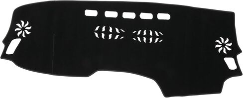 غطاء DASH لـ Audi Q5 2018-2021 / Center Console Dashboard Cover / Non-Slip / Polyester / 1 PCS Black in Saudi Arabia