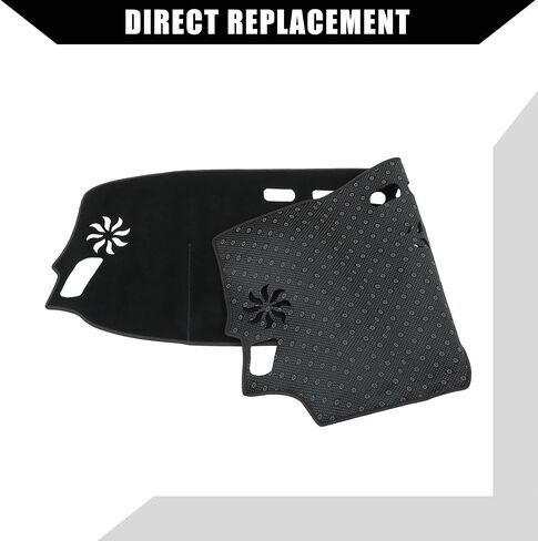 غطاء DASH لـ Audi Q5 2018-2021 / Center Console Dashboard Cover / Non-Slip / Polyester / 1 PCS Black in Saudi Arabia