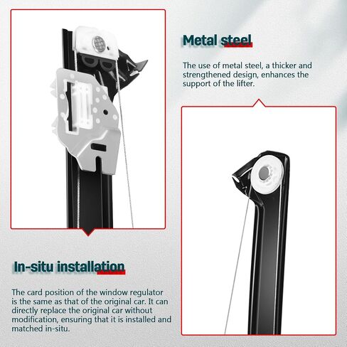 Findauto Power Window منظم الخلفية لقب السائق الأيسر من 2000-2006 لـ BMW X5 741-412 منظم النوافذ وتجميع المحرك مع المحرك in Saudi Arabia