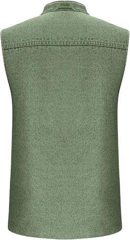 Sleeveless Shirts for Men Big and Tall Henley Shirts Vintage Button Down Tank Tops Summer Relaxed Fit Plain Tshirts in Saudi Arabia
