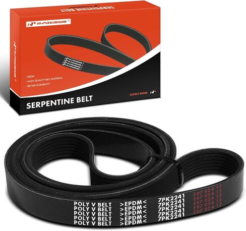 A-Premium Engine Serpentine Drive Belt Compatible with Land Rover Discovery 1996-1999, Defender 90 1997 - V8 4.0L in Saudi Arabia
