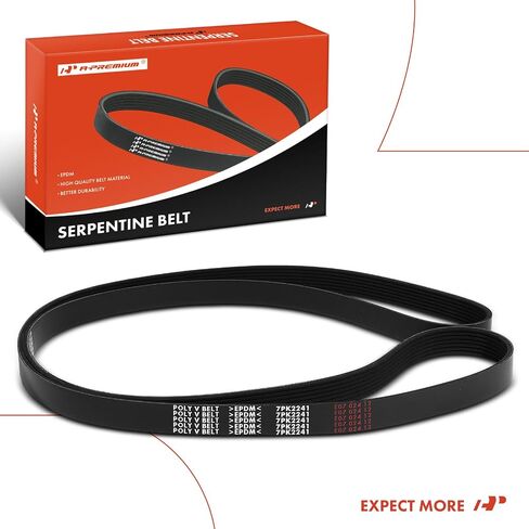 A-Premium Engine Serpentine Drive Belt Compatible with Land Rover Discovery 1996-1999, Defender 90 1997 - V8 4.0L in Saudi Arabia