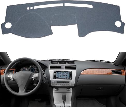 Dash Cover Custom Fit for Toyota Solara 2004 2005 2006 2007 2008 with Cutout for Climate Sensor and Light Sensor, Dashboard Cover Mat Pad Carpet Protector (Dark Gray) in Kuwait