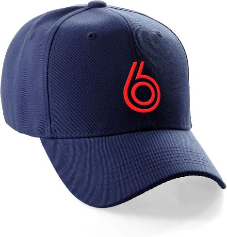 Daxton Classic Structured Baseball Hat Double Line Team Sport Numbers in Saudi Arabia