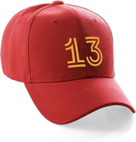 Daxton Classic Structured Baseball Hat Double Line Team Sport Numbers in Saudi Arabia