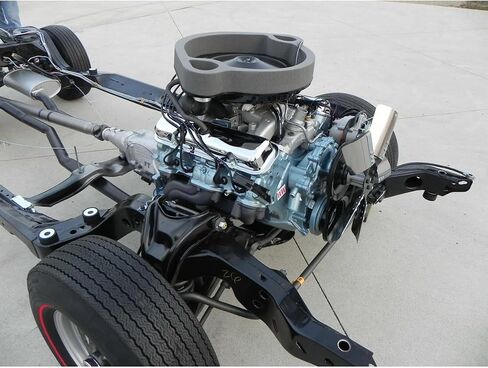 أنبوب مضمّن متوافق مع 1966-70 Pontiac All V8 Engine Metallic Blue Paint 1PC in Saudi Arabia