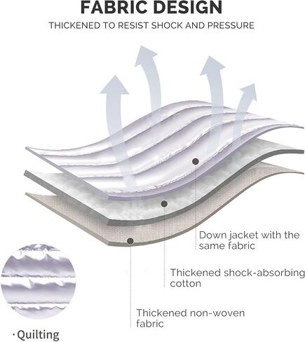 حقيبة ماكياج السفر المنتفخة للنساء منظم مكياج مضاد للماء مع جيوب مدمجة كيس مستحضرات تجميلية قابلة للطي لأساسيات السفر (الوردي) in Kuwait