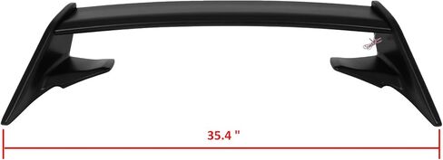 OCPTY 3PCS TRANK SPOILER WIND WING ABS Matte Black متوافق مع 2000-2005 لـ Toyota Celica in Saudi Arabia