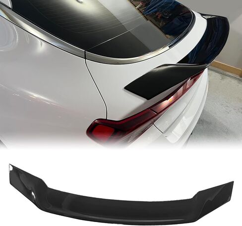 Freemotor802 المفسد المفسد المفسد الجذع الخلفي ، يناسب 2021-2024 KIA K5 سيدان ، R Gloss Black Black ABS Plastic Trunk Tail Wing Wing-On Out-On in Saudi Arabia