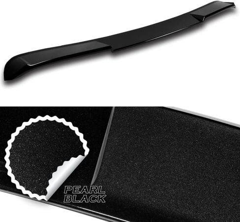 Q1-TECH, Rear Window Roof Spoiler Compatible with Toyota Corolla Sedan Only (2020-2023), Rear Window Roof Visor Spoiler Wing ABS (Pearl Black) in Saudi Arabia