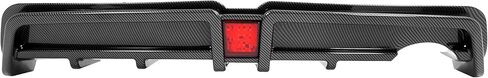 Rear Bumper Diffuser Compatible with 2006-2011 Honda Civic 4 Door Sedan Rear Lower Bumper Lip Splitter Valance with LED Brake Light Bumper Spoiler Carbon Fiber Color in Saudi Arabia