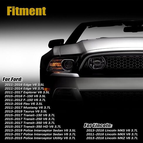 مجموعة سلسلة توقيت المحرك مع الموتر ودليل الملاءمة لفورد F-150 11-12 15-16 Edge Explorer Flex Mustang Taurus Transit ، لـ Lincoln MKS MKX MKZ 3.5L 3.7L DOHC استبدال 90738S in Saudi Arabia