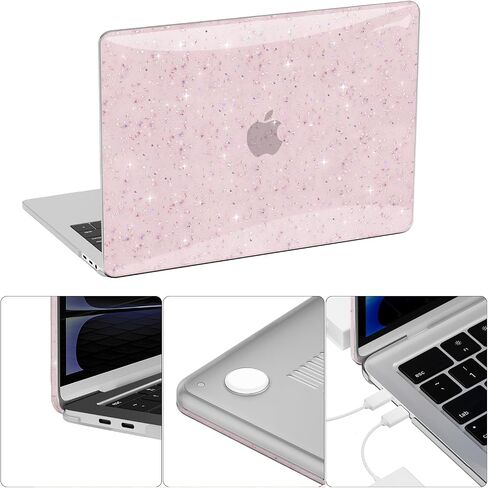 بالنسبة إلى MacBook Pro 13 Inch Case 2025-2023 M2 2022-2016 M1 A2338/A2289/A2251/A2159/A1989/A1708/A1706 ، غلاف قشرة صلبة قوية مع الشاشة ولوحة المفاتيح شريط اللمس/الأزرق ، in Kuwait