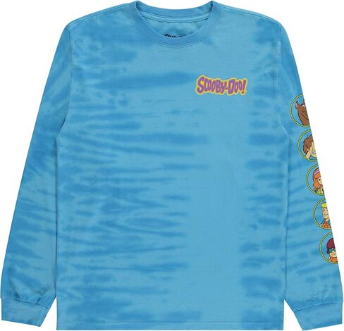 Scooby Doo Mens Throwback Shirt, Shaggy, Velma Tee - Throwback Classic Long Sleeve T-Shirt in Saudi Arabia