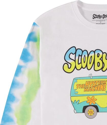 Scooby Doo Mens Throwback Shirt, Shaggy, Velma Tee - Throwback Classic Long Sleeve T-Shirt in Saudi Arabia