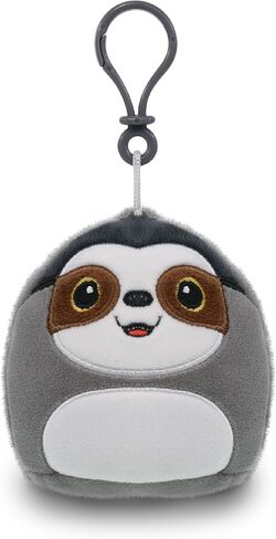 سلسلة مفاتيح مفاتيح زخرفة - Snug -mooshies - سلسلة مفاتيح حيوانات سفينية ناعمة ، وحيدة مفتاح محشوة بالحيوان للحقائب ، ومحفظة ، وحقائب اليد ، وسلسلة المفاتيح القابلة للاستبدال للأطفال والبالغين 4 بوصات - سلوت in Saudi Arabia