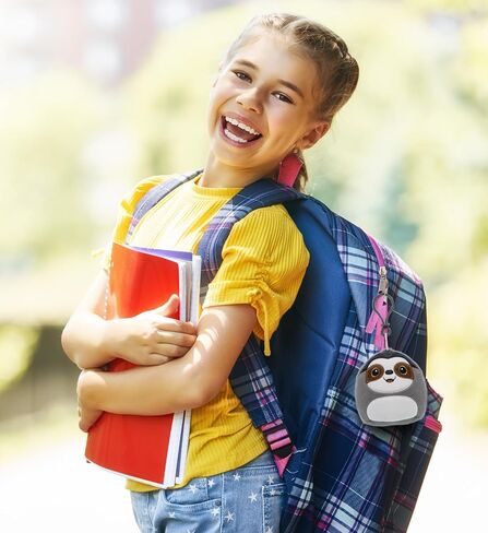 سلسلة مفاتيح مفاتيح زخرفة - Snug -mooshies - سلسلة مفاتيح حيوانات سفينية ناعمة ، وحيدة مفتاح محشوة بالحيوان للحقائب ، ومحفظة ، وحقائب اليد ، وسلسلة المفاتيح القابلة للاستبدال للأطفال والبالغين 4 بوصات - سلوت in Saudi Arabia