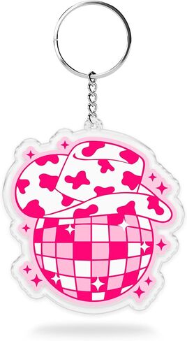 Howdy Sweetie Keychains 2 Inches Funny for Keys Handbags Backpacks Keyrings Acrylic Material in Saudi Arabia