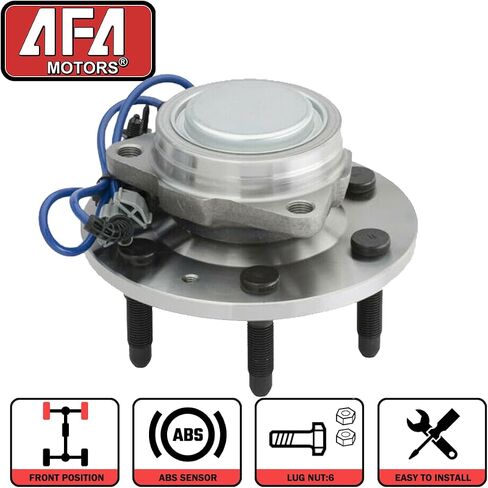 Front Wheel Bearing Hub Assembly 512498 Replacement for Lincoln MKZ 2013-2016 Ford Fusion Police Responder Hybrid SSV Plug-in Hybrid Hub Assembly 5 Lugs in Kuwait