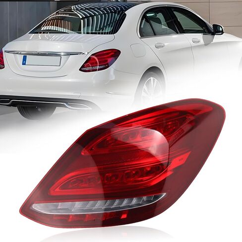 مجموعة الإضاءة الخلفية لضوء الضوء الأيسر لسيارة مرسيدس-بنز C300 C450 C43 C63 AMG 2015 2015 2017 2018 ، يحل محل 2059062002 MB2800145 in Saudi Arabia