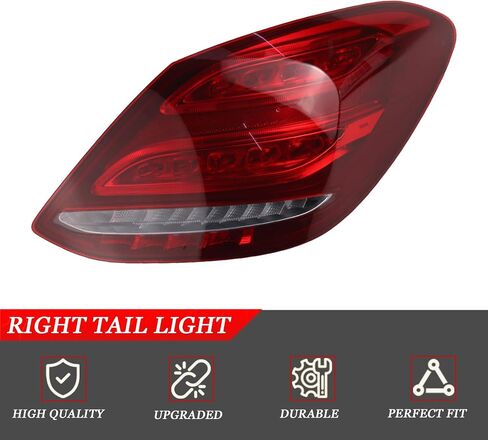 مجموعة الإضاءة الخلفية لضوء الضوء الأيسر لسيارة مرسيدس-بنز C300 C450 C43 C63 AMG 2015 2015 2017 2018 ، يحل محل 2059062002 MB2800145 in Saudi Arabia