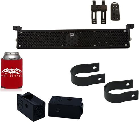 الأصوات الرطبة Stealth 6 Ultra HD Black + UTV طقم التثبيت ، قوس منزلق وجولة 1.75 "مشبك الأنبوب in Saudi Arabia