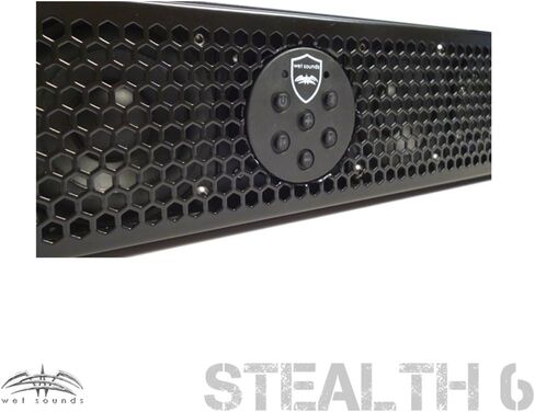 الأصوات الرطبة Stealth 6 Ultra HD Black + UTV طقم التثبيت ، قوس منزلق وجولة 1.75 "مشبك الأنبوب in Saudi Arabia