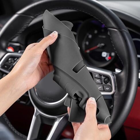 يناسب إكسسوارات بورش Macan 2022-2024 ، غطاء لوحة تحكم سيليكون مركزي Console Car Care Cover Trim Anti-Scratch Interior Interiport Mat (لـ Macan 2022-2024 Gray) in Kuwait