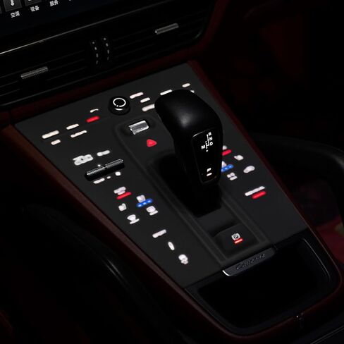 يناسب إكسسوارات بورش Macan 2022-2024 ، غطاء لوحة تحكم سيليكون مركزي Console Car Care Cover Trim Anti-Scratch Interior Interiport Mat (لـ Macan 2022-2024 Gray) in Kuwait