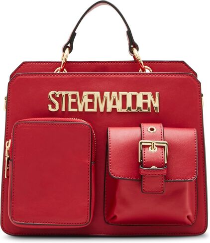 Steve Madden Bevelyn Utility Pocket Convertible Crossbody Bag, Mushroom in Saudi Arabia