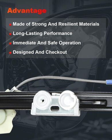 cciyu Power Window Regulator Without Motor Replacement for 2002-2005 for Mini Cooper Front Left Driver Side in Saudi Arabia