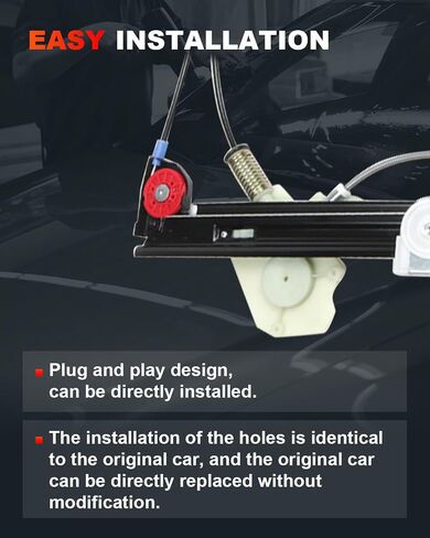 cciyu Power Window Regulator Without Motor Replacement for 2002-2005 for Mini Cooper Front Left Driver Side in Saudi Arabia