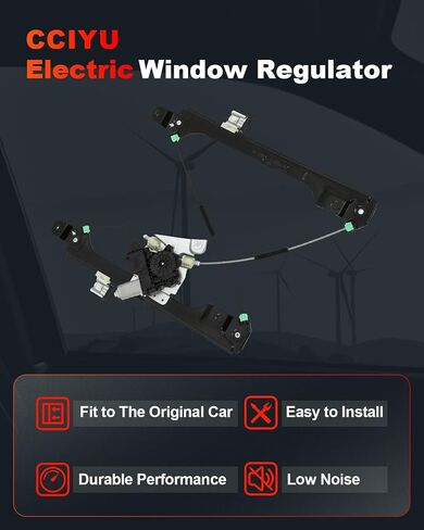 Cciyu Power Window منظم استبدال للفصل 2010-2015 لـ Cadillac SRX 2011 لـ SAAB 9-4X و MOTER ASSEMBLY MOINT LEFT SIDE in Saudi Arabia