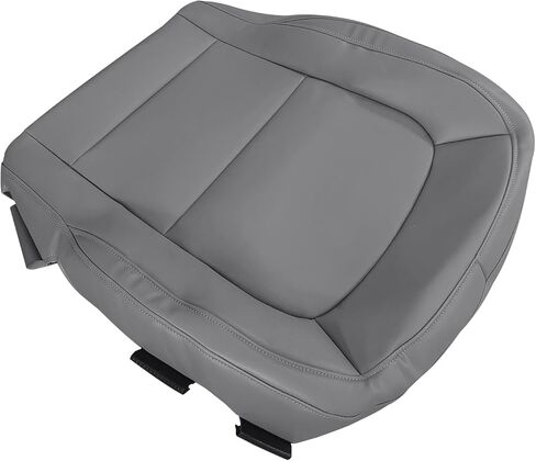 Driver Side Bottom Replacment Leather Seat Cover Gray Compatible with Chevy Colorado GMC Canyon 2015 2016 2017 2018 2019 2020 2021 2022 in Saudi Arabia