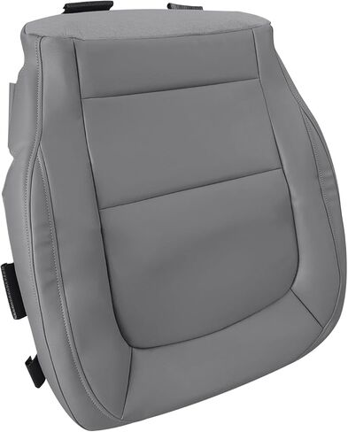 Driver Side Bottom Replacment Leather Seat Cover Gray Compatible with Chevy Colorado GMC Canyon 2015 2016 2017 2018 2019 2020 2021 2022 in Saudi Arabia