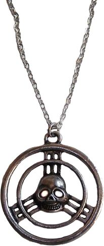 Mad Max Fury Road Skull Steering Wheel Pewter Pendant in Saudi Arabia