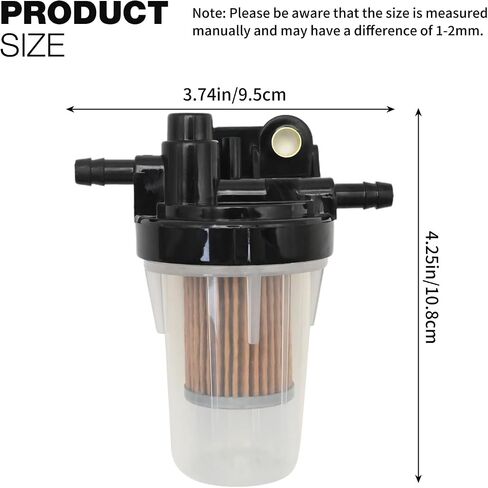 6A320-58862 Fuel Filter Valve Assembly with O-Rings, Replacement for Kubota B Series B2320 B2301, Replacement for Kubota L Series L2501, Replaces 6A320-58830 in Saudi Arabia