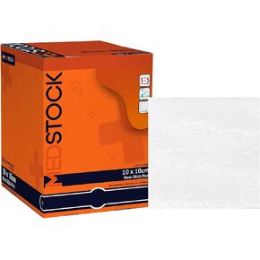 Non-Stick Pad, 2"x2" (Pack of 50), Gauze Pad Dressing, Non-Stick Wound Care, Surgical Grade, Fragile Tissue Protection, High Absorption, Porous Film Skin Contact Layer, Non Woven Fabric in Saudi Arabia