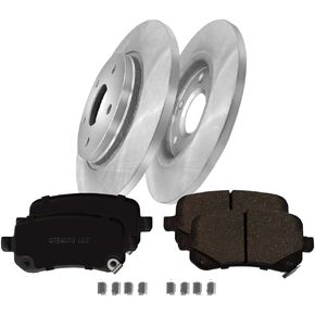 PM Auto Set of 6 Rear Disc Brake Rotors-Ceramic Brake Pad kit For 2009-2012 Volkswagen Routan in Saudi Arabia