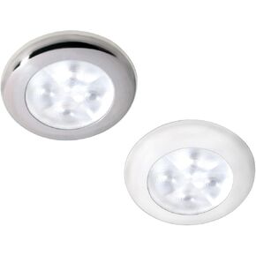 Hella Marine Line LED "سطوع محسّن" مصباح مجاملة - LED White LED - إطار الفولاذ المقاوم للصدأ - 12 فولت in Kuwait
