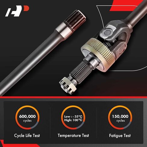 A-Premium Rear Right Axle Shaft Assembly w/Axle Bearing & Seal Compatible with Jeep JK Series Wrangler 2007-2017 Rubicon or Unlimited Rubicon, Wrangler JK 2018 Rubicon or Unlimited Rubicon, 3.6L 3.8L in Saudi Arabia