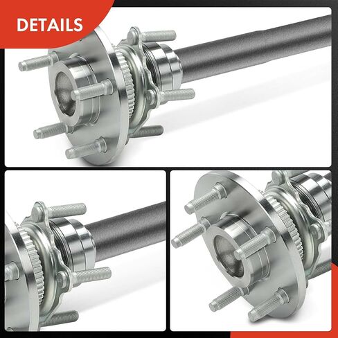 A-Premium Rear Right Axle Shaft Assembly w/Axle Bearing & Seal Compatible with Jeep JK Series Wrangler 2007-2017 Rubicon or Unlimited Rubicon, Wrangler JK 2018 Rubicon or Unlimited Rubicon, 3.6L 3.8L in Saudi Arabia