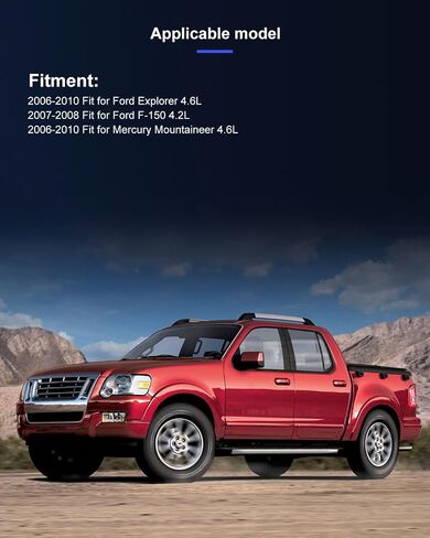 ICCPP AC ضاغط 2006-2010 ملائمة لفورد إكسبلورر ل Mercury Mountainter 4.6L 2007-2008 FIT FORD لضاغط F-150 4.2L A/C مع القابض سريع التبريد 6 أخاديد in Saudi Arabia
