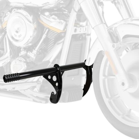 Motorcycle Passenger Peg Crash Bar Frame Slider Fits for Harley Davidson Softail Street Bob, Low Rider, Low Rider S 2018 2019 2020 2021 2022 2023 2024 (Black, Rear） in Saudi Arabia