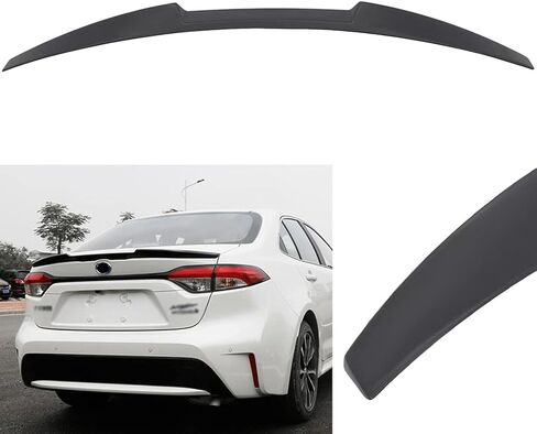 جناح Scitoo Spoiler FIT لتويوتا كورولا 2020 2021 JDM Gloss Black Back Trunk Trunk Spoiler Wing in Saudi Arabia