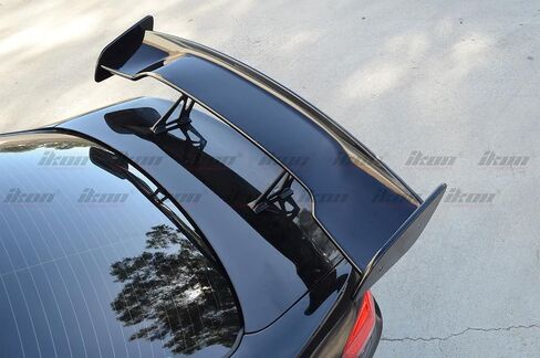 57 بوصة GT Wing Spoiler قابلة للتعديل ABS لامع اللمعان الأسود الجذع المفسد جناح من قبل Ikon Motorsports in Kuwait