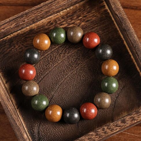 Feng Shui Beads سوار تخفيف الإجهاد الاسترخاء الخشب الأساور المعطر in Kuwait