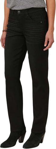 Democracy Women's Ab Solution Straight Leg Jean, Tech Indigo, 16 in Saudi Arabia
