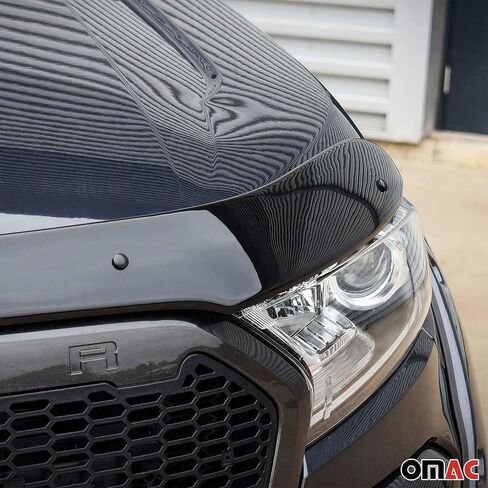 Omac Front Bug Shield Hood Deflector Guard for Ford Ranger 2019-2023 Black Smoke in Saudi Arabia